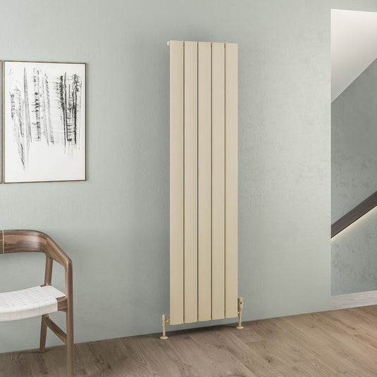 Eastbrook Malmesbury 1800 x 470mm Aluminium Radiator Matt Cappuccino | 89.0480