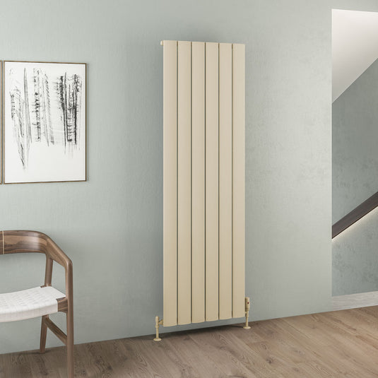 Eastbrook Malmesbury 1800 x 565mm Aluminium Radiator Matt Cappuccino | 89.0741