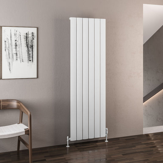 Eastbrook Malmesbury 1800 x 565mm Aluminium Radiator Matt White | 89.0739
