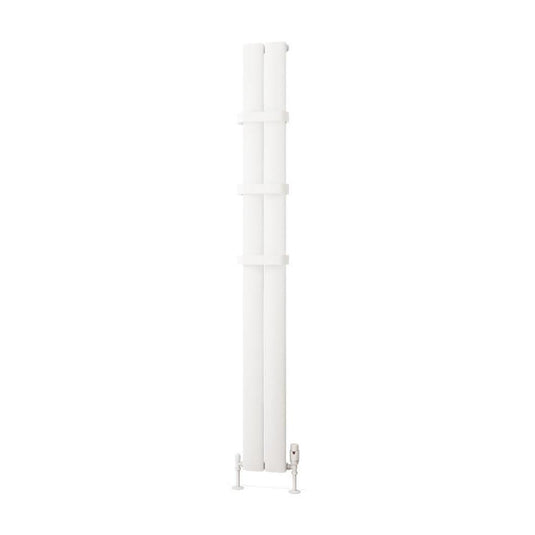 Eastbrook Malmesbury 185mm Flat Style Towel Hanger Matt White | 89.0298