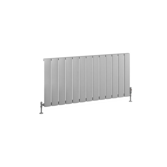 Eastbrook Malmesbury 600 x 1230mm Aluminium Radiator Matt Grey | 89.0428