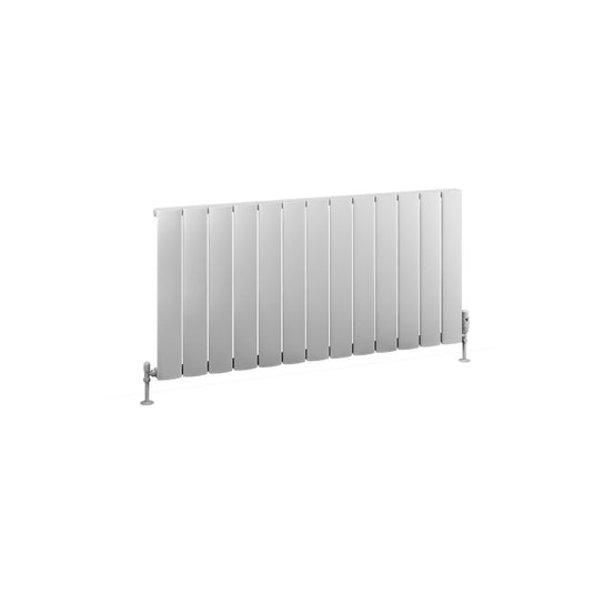 Eastbrook Malmesbury 600 x 1230mm Aluminium Radiator Matt White | 89.0425