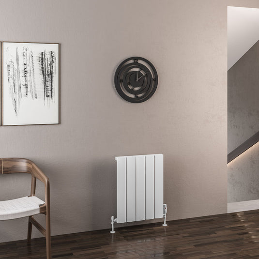Eastbrook Malmesbury 600 x 470mm Aluminium Radiator Matt White | 89.0154