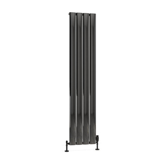 Eastbrook Malmesbury Aluminium Radiator 1800x375mm Black Effect | 89.1777