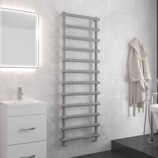 Eastbrook Marlow 1750 x 600mm Towel Rail Matt Grey | 89.0517
