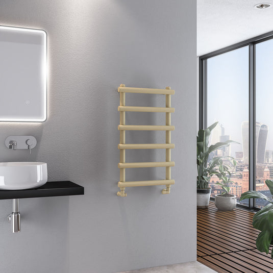 Eastbrook Marlow 850 x 500mm Towel Rail Matt Cappuccino | 89.0518