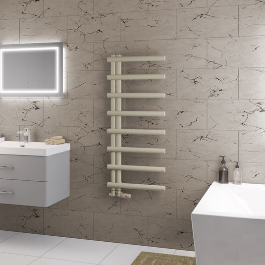 Eastbrook Marlow E-Style 1150 x 500mm Towel Rail Matt Cappuccino | 89.0827