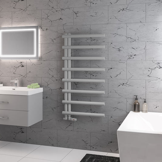 Eastbrook Marlow E-Style 1150 x 600mm Towel Rail Matt Grey | 89.0822