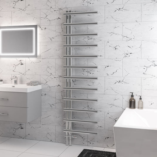 Eastbrook Marlow E-Style 1750 x 500mm Towel Rail Chrome | 89.0835