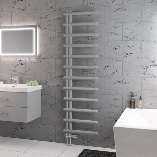 Eastbrook Marlow E-Style 1750 x 500mm Towel Rail Matt Grey | 89.0823