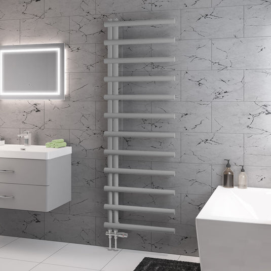 Eastbrook Marlow E-Style 1750 x 600mm Towel Rail Matt Grey | 89.0824