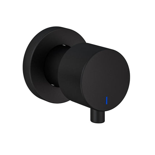 Eastbrook Meriden 3 Tap Hole Wall Mounted Basin Tap Set Matt Black | 98.2048