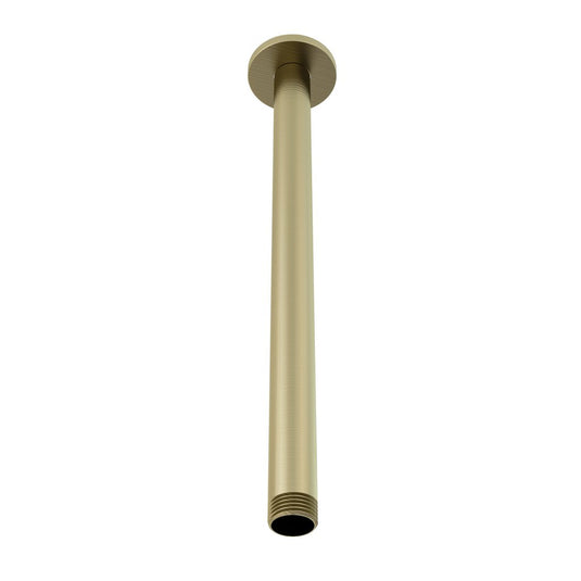 Eastbrook Meriden 300mm Ceiling Mounted Shower Arm Brushed Brass | 98.2101