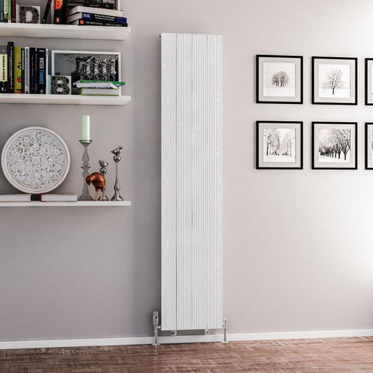 Eastbrook Mersey 1800 x 375mm Aluminium Radiator Matt White | 41.0450