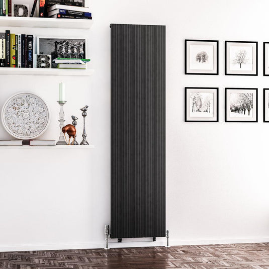 Eastbrook Mersey 1800 x 470mm Aluminium Radiator Matt Anthracite | 41.0456