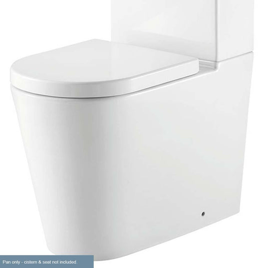 Eastbrook Metro Short Projection Rimless Comfort Height Close Coupled Back To Wall Pan White | 26.0100