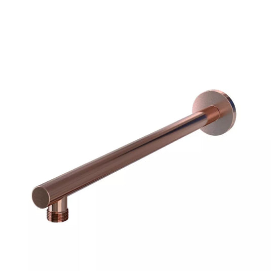 Eastbrook Modern Round Fixed Over Head Shower Arm Brushed Bronze | 60.2018 - Envy Bathrooms Ltd