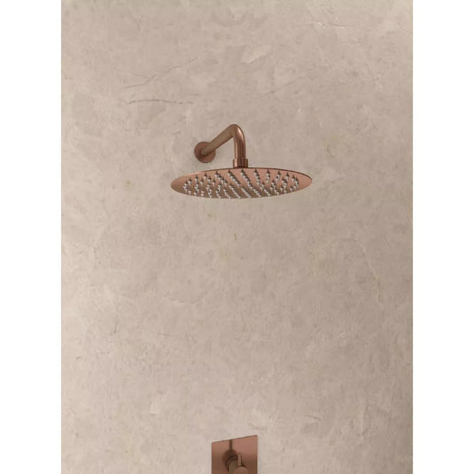 Eastbrook Modern Round Overhead Shower Head Brushed Bronze | 60.2019 - Envy Bathrooms Ltd