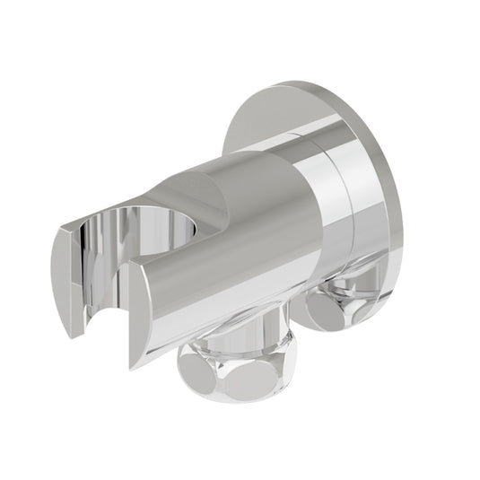 Eastbrook Modern Round Wall Elbow & Shower Handset Holder Chrome | 60.1012