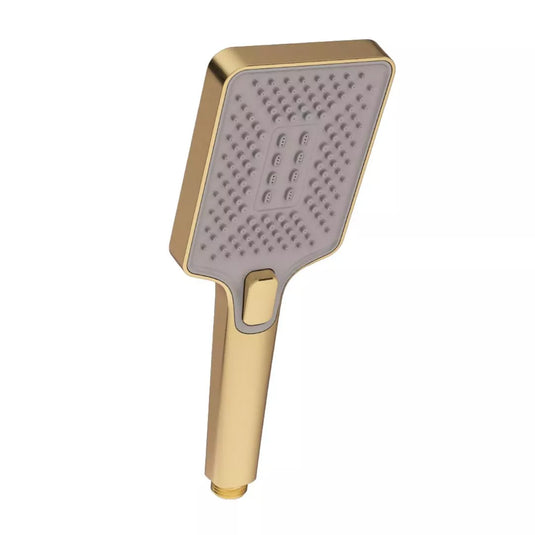 Eastbrook Modern Square 3 Function Shower Handset Brushed Brass | 60.2036 - Envy Bathrooms Ltd