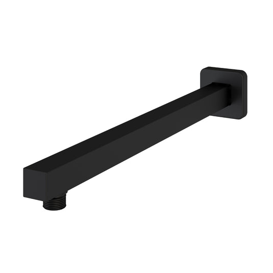 Eastbrook Modern Square Fixed Over Head Shower Arm Matt Black | 60.1034