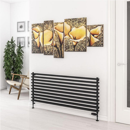 Eastbrook Murano 600 x 1400mm Radiator Matt Black | 89.0921