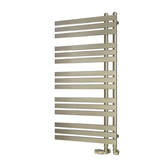 Eastbrook New Leonardo 1200 x 600mm Towel Radiator Brushed Brass | 41.0372