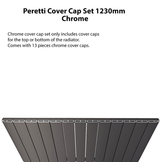 Eastbrook Peretti 1230mm Cover Cap Set Chrome | 86.0131