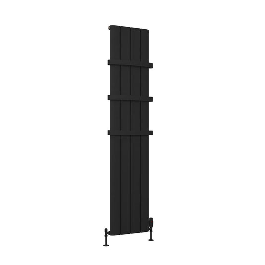 Eastbrook Peretti 1800 x 470mm Aluminium Radiator Matt Black | 86.0058