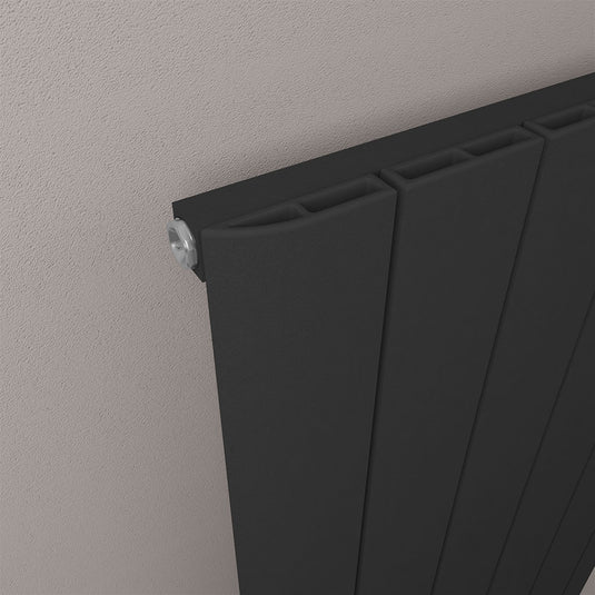 Eastbrook Peretti 600 x 1040mm Aluminium Radiator Matt Black | 86.0073