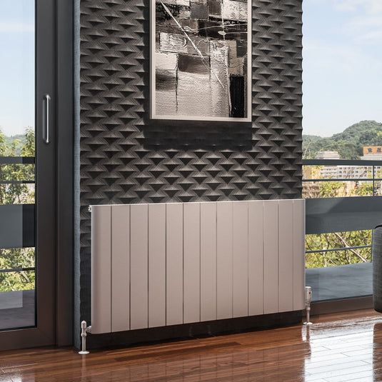 Eastbrook Peretti 600 x 1230mm Aluminium Radiator Matt White | 86.0074