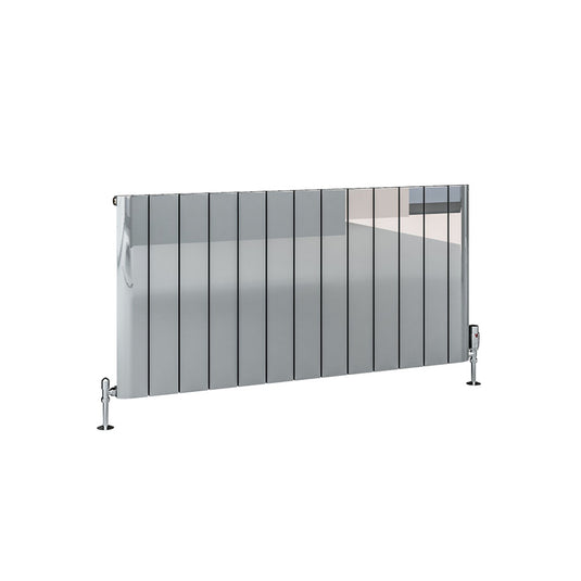 Eastbrook Peretti 600 x 1230mm Aluminium Radiator Polished Aluminium | 86.0184
