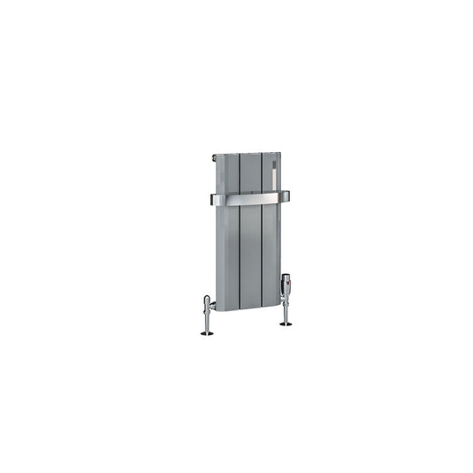 Eastbrook Peretti 600 x 280mm Aluminium Radiator Polished Aluminium | 86.0176