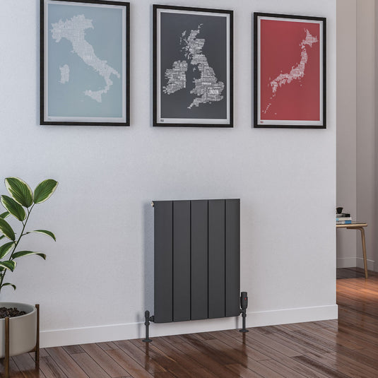 Eastbrook Peretti 600 x 470mm Aluminium Radiator Matt Anthracite | 86.0063