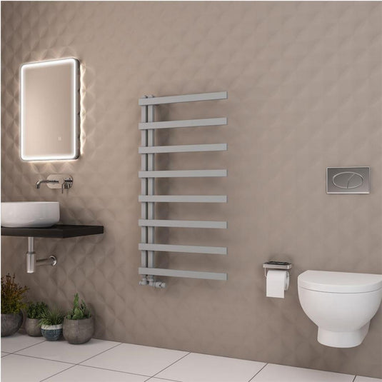 Eastbrook Platani 1150 x 600mm Towel Rail Matt Grey | 89.1337