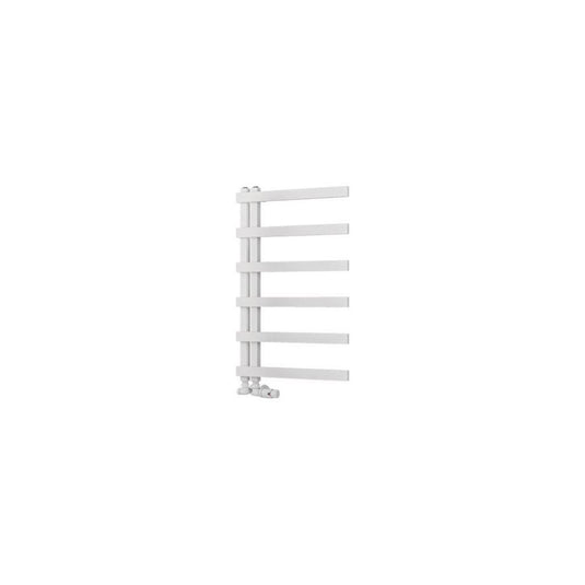 Eastbrook Platani 800 x 500mm Towel Rail Matt White | 89.1328