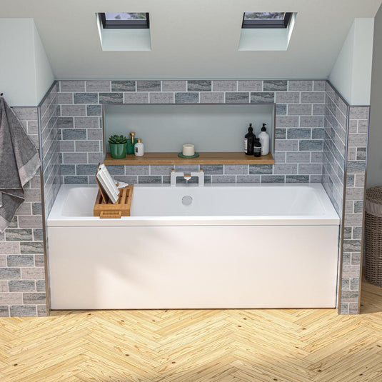 Eastbrook Portland Double Ended 1900 x 900mm  (5mm) Bath White | 42.0031