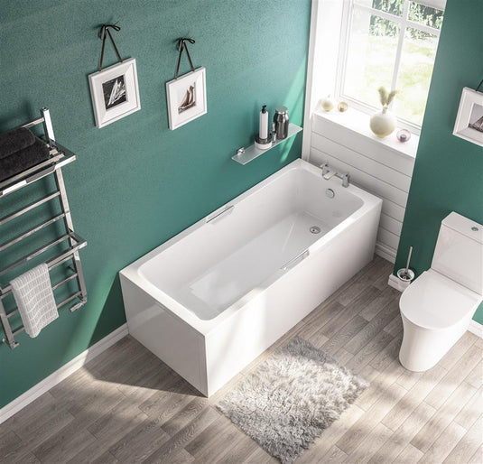 Eastbrook Portland Low Level TG 1800 x 700mm Eco Beauforte Bath White | 42.1192