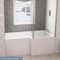 Eastbrook Portland L‑Shape Front Bath Panel 1500 x 560mm 5mm White | 42.5062