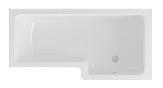 Eastbrook Portland L‑Shape RH 1700 x 850 x 700mm Beauforte Bath White | 42.1182