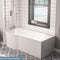 Eastbrook Portland P‑Shape Universal 750mm End Bath Panel 5mm White | 42.5066