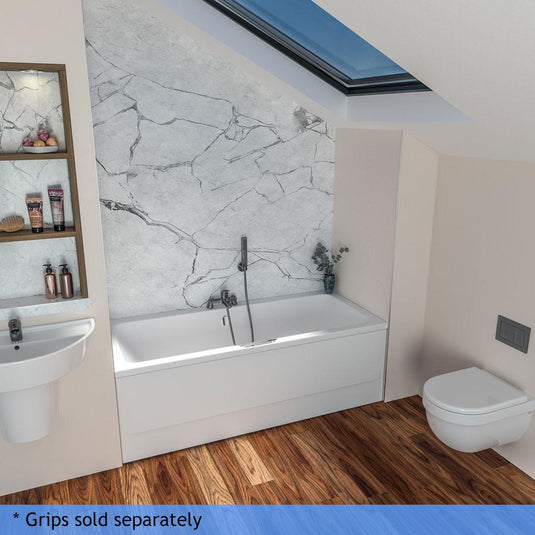 Eastbrook Portland SG Double Ended 1700 x 700mm  Beauforte Bath White | 42.1043
