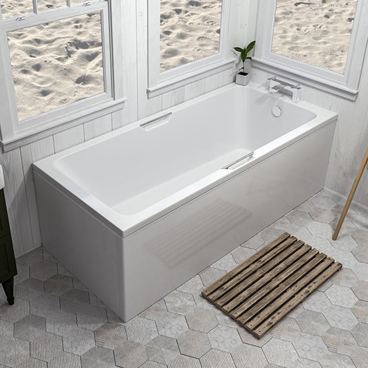 Eastbrook Portland TG Single Ended 1700 x 700mm  Beauforte Bath White | 42.1025