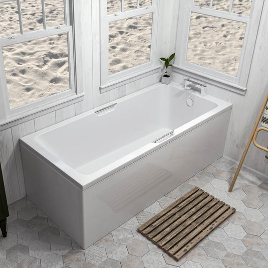 Eastbrook Portland TG Single Ended 1750 x 750mm  Beauforte Bath White | 42.1023