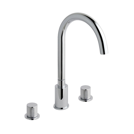 Eastbrook Prado Cylinder 3 Hole Bath Filler Chrome | 79.0056