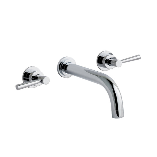 Eastbrook Prado Lever 3 Hole Wall Mounted Basin Mixer Chrome | 79.0037