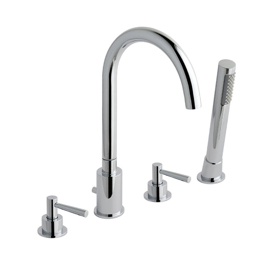 Eastbrook Prado Lever 4 Hole Deck Bath Shower Mixer Chrome | 79.0034
