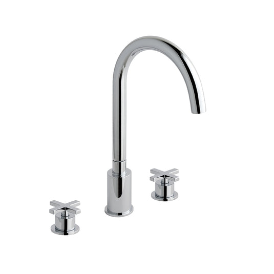 Eastbrook Prado Star 3 Hole Bath Filler Chrome | 79.0046