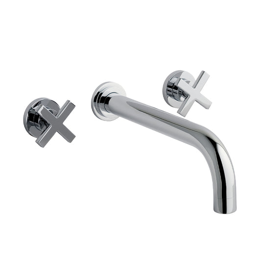 Eastbrook Prado Star 3 Hole Wall Mounted Bath Filler Chrome | 79.0048