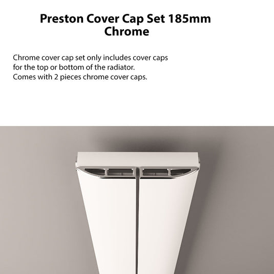 Eastbrook Preston 185mm Cover Cap Set Chrome | 89.0175